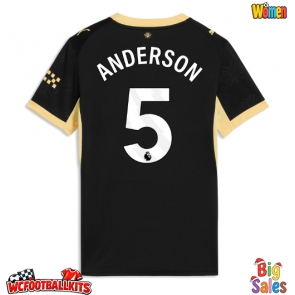 Manchester City Elliot Anderson #5 Replica Away Stadium Shirt for Women 2026-27 Short Sleeve